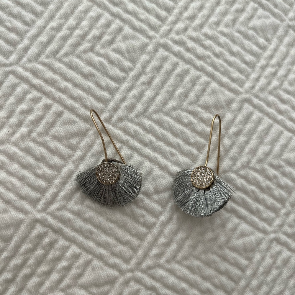 Super cute, fringe and sparkle earrings